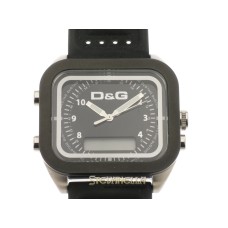 D&G orologio Vocals analogico cinturino gomma nera DW0299